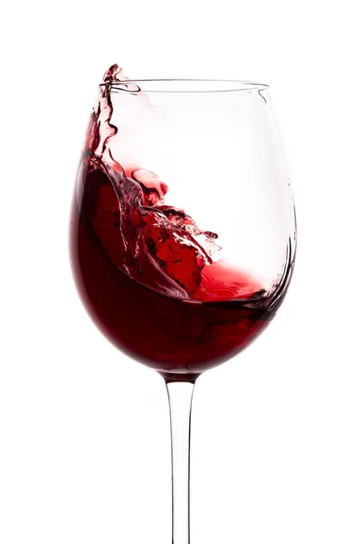 Spruzzi di vino rosso — Foto Stock