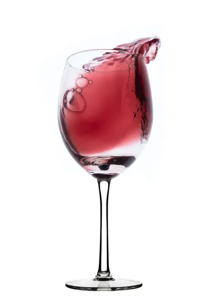 Red wine splash — Stock Photo, Image