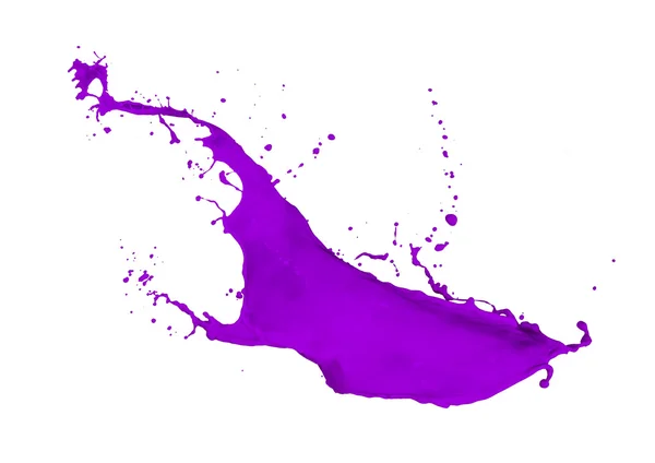 Purple paint splash — Stock Photo, Image