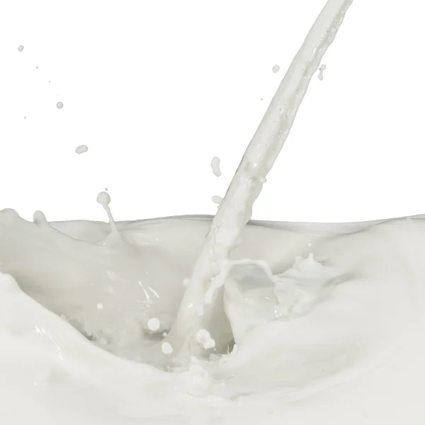 Milk splash — Stock Photo, Image