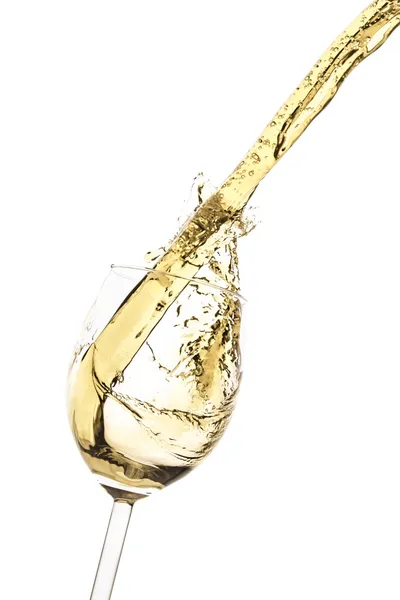 White wine splash — Stock Photo, Image