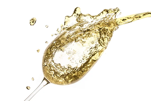 White wine splash — Stock Photo, Image