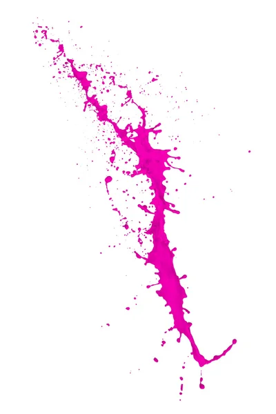 Salpicadura de pintura magenta — Foto de Stock