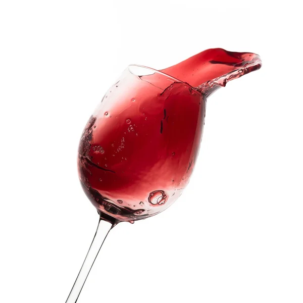 Red wine splash — Stock Photo, Image