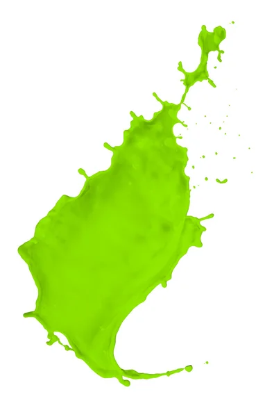 Green paint splash — Stock Photo, Image