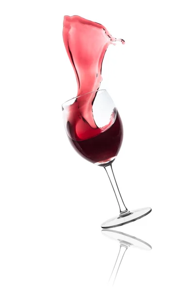 Red wine splash — Stock Photo, Image