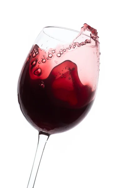 Red wine splash — Stock Photo, Image