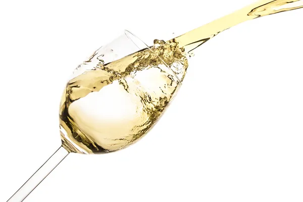 White wine splash — Stock Photo, Image