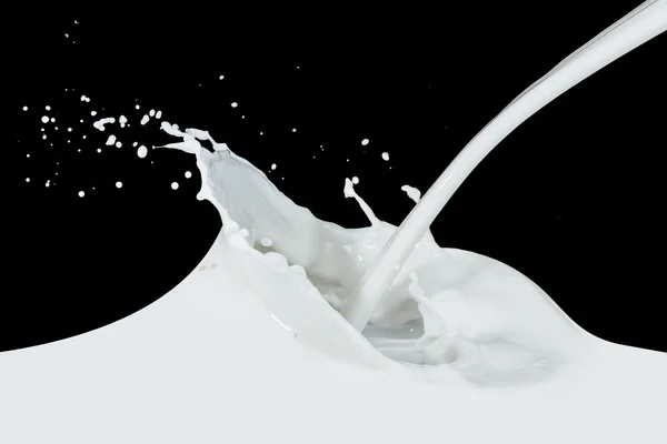 Milk splash — Stock Photo, Image