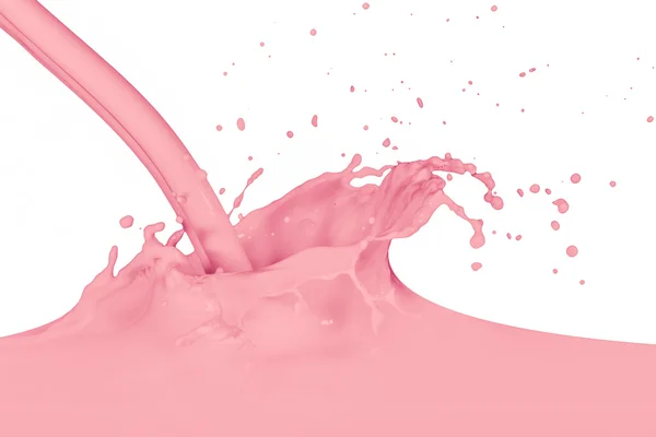 Splashing milk — Stock Photo, Image