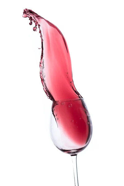 Red wine splash — Stock Photo, Image