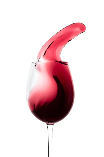 Red wine splash — Stock Photo, Image