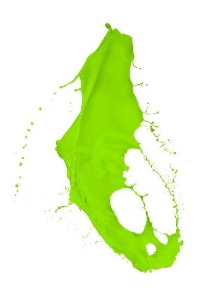 Green paint splash — Stock Photo, Image