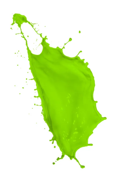 Green paint splash — Stock Photo, Image