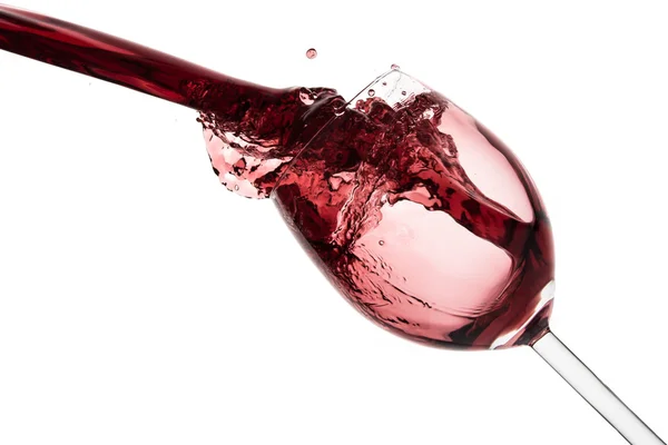 Versare il vino rosso — Foto Stock