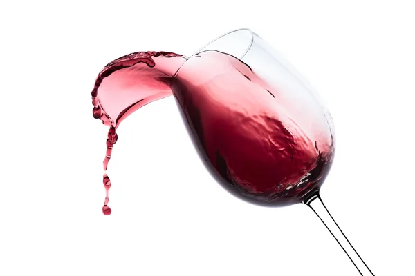 Red wine splash — Stock Photo, Image