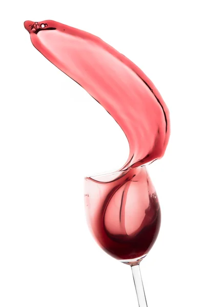 Kırmızı şarap splash — Stok fotoğraf