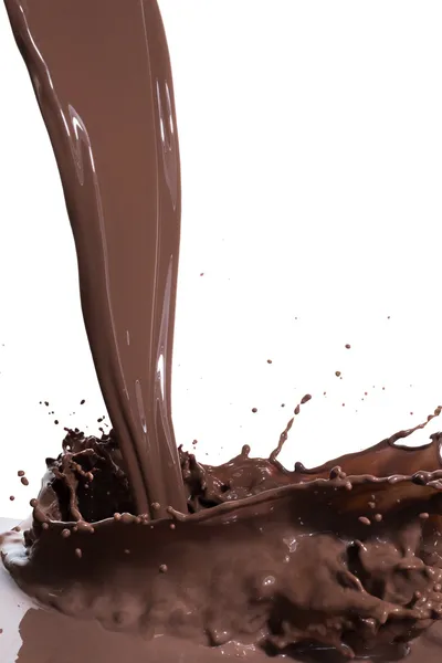 Spritzer heiße Schokolade — Stockfoto