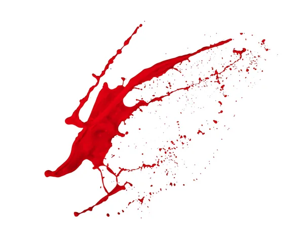 Red paint splash — Stock Photo, Image