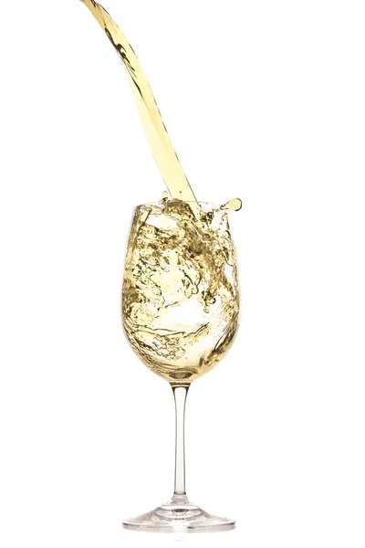 White wine splash — Stock Photo, Image