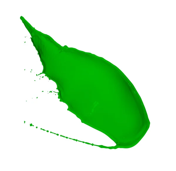 Salpicadura de pintura verde — Foto de Stock