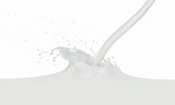 Milk splash — Stock Photo, Image