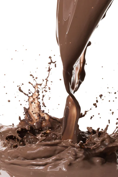 Horká čokoláda splash — Stock fotografie