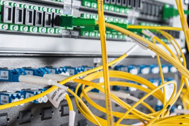 fiber network server clipart