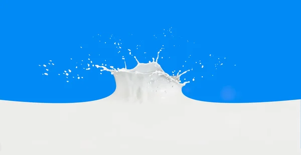 Milk splash — Stock Photo, Image