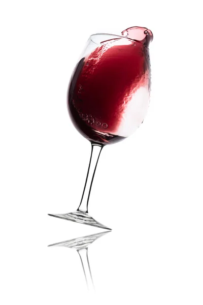 Red wine splash — Stock Photo, Image