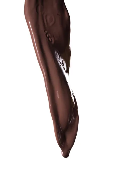 Cioccolato fondente fuso — Foto Stock