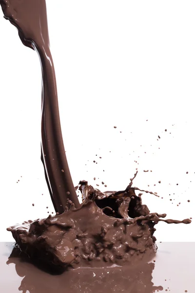 Schizzi di cioccolata calda — Foto Stock