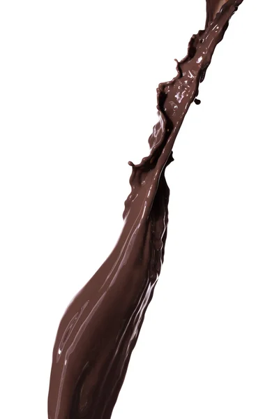 融化的黑巧克力 — 图库照片