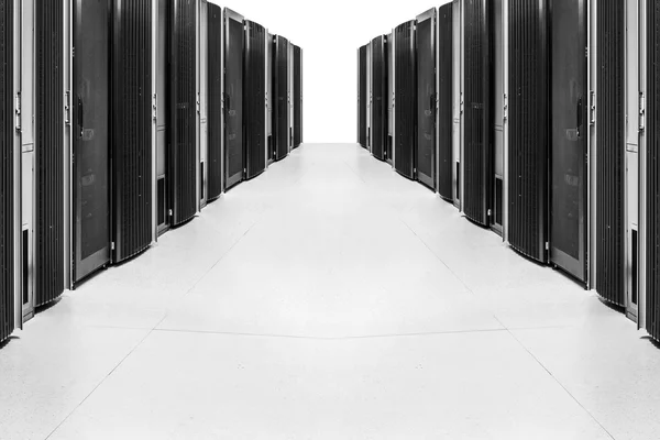Мережа серверні кімнати — стокове фото