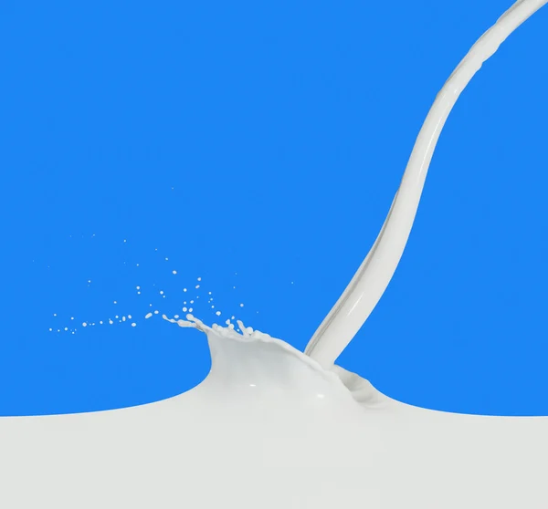 Milk splash — Stock Photo, Image