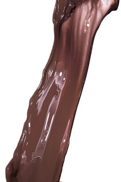 Chocolate negro derretido — Foto de Stock