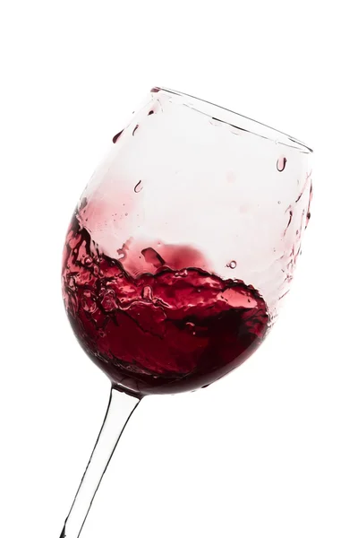 Red wine splash — Stock Photo, Image