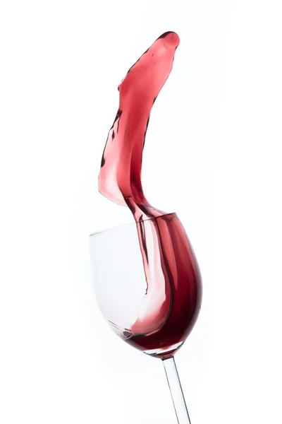 Rotweinspritzer — Stockfoto