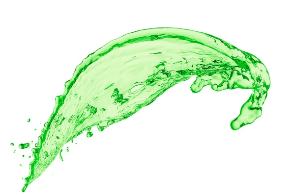 Green liquid splash — Stock Photo, Image