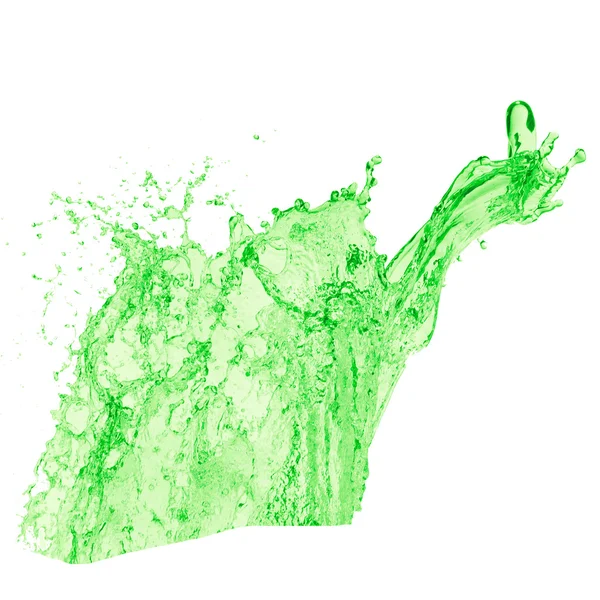 녹색 액체 스플래시 — 스톡 사진