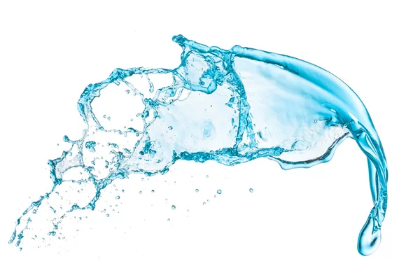 Turkoois water splash — Stockfoto