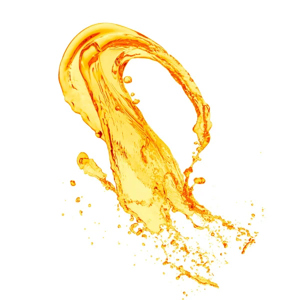 Orange juice splash — Stock Photo, Image