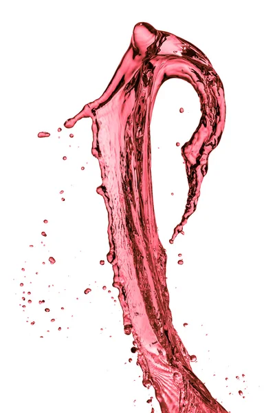 Red wine splash — Stock Photo, Image