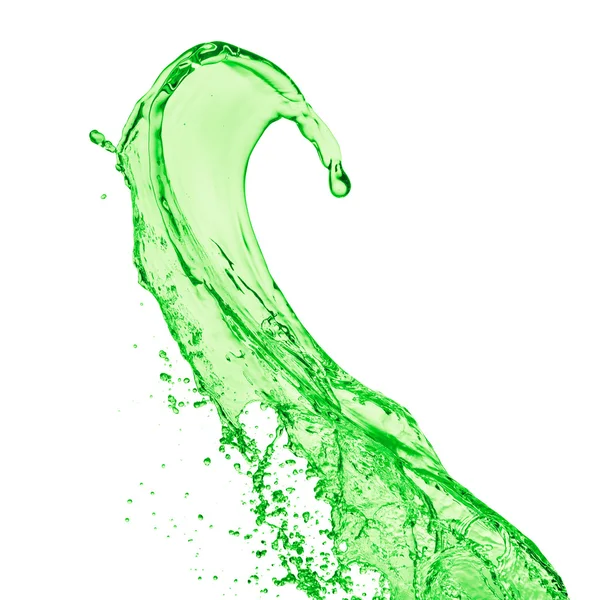 Green liquid splash — Stock Photo, Image