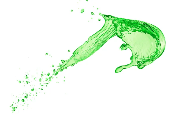 Green liquid splash — Stock Photo, Image