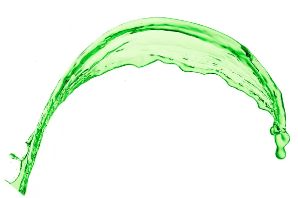 Grønn væske sprut – stockfoto