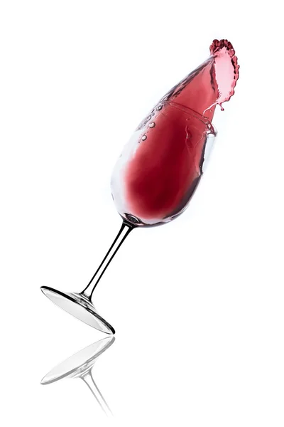 Red wine splash — Stock Photo, Image