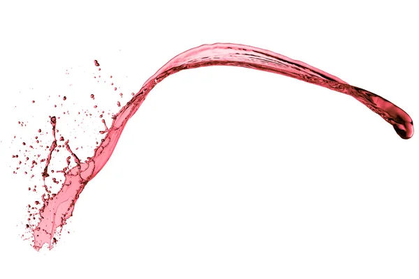 Червоне вино сплеск — стокове фото