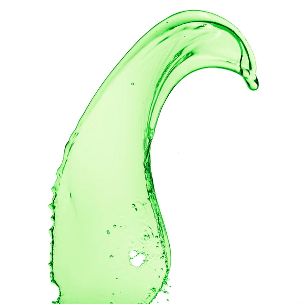 Green liquid splash — Stock Photo, Image