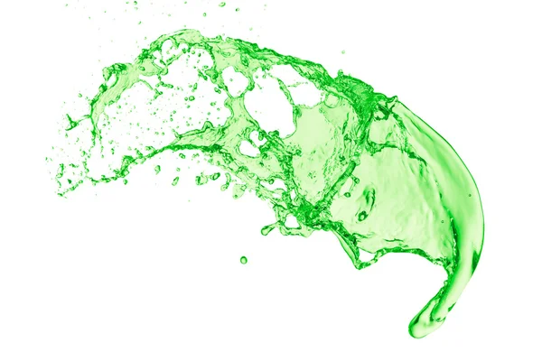 녹색 액체 스플래시 — 스톡 사진